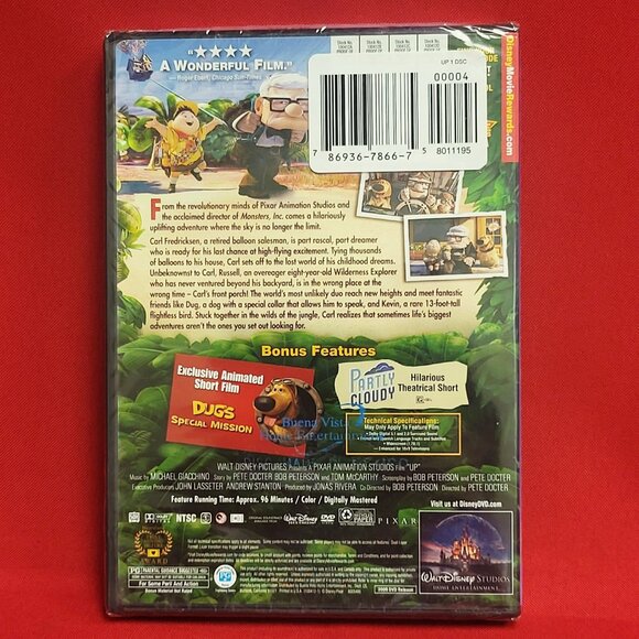 Disney Pixar Up DVD 2006 New Sealed - Picture 2 of 6